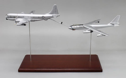 KC-97 refueling a B-47 desk model