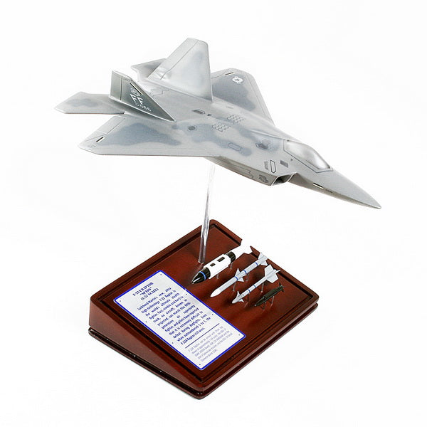 F-22 Raptor model with weapons Airplane Model
