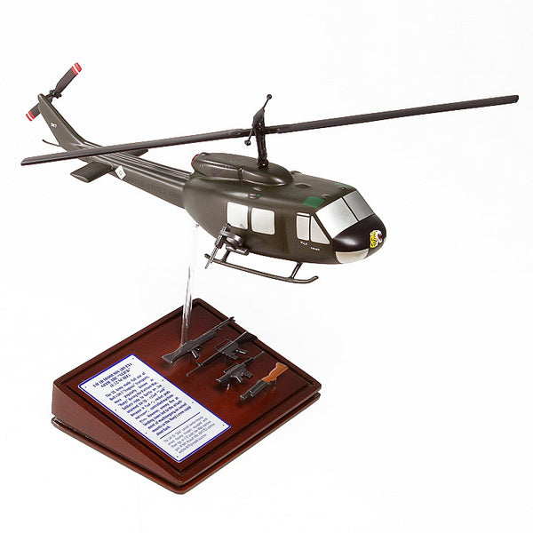 UH-1 Huey model with weapons Airplane Model