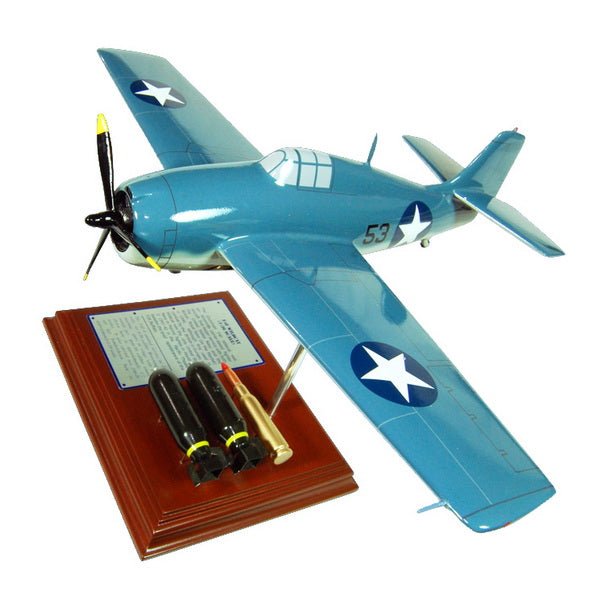 F4F Wildcat model with weapons Airplane Model