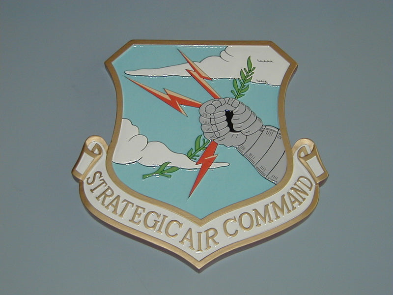 Strategic Air Command SAC plaque Airplane Model