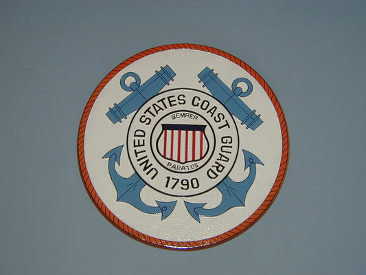 United States Coast Guard Plaque Airplane Model