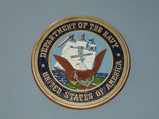 Navy wall plaque