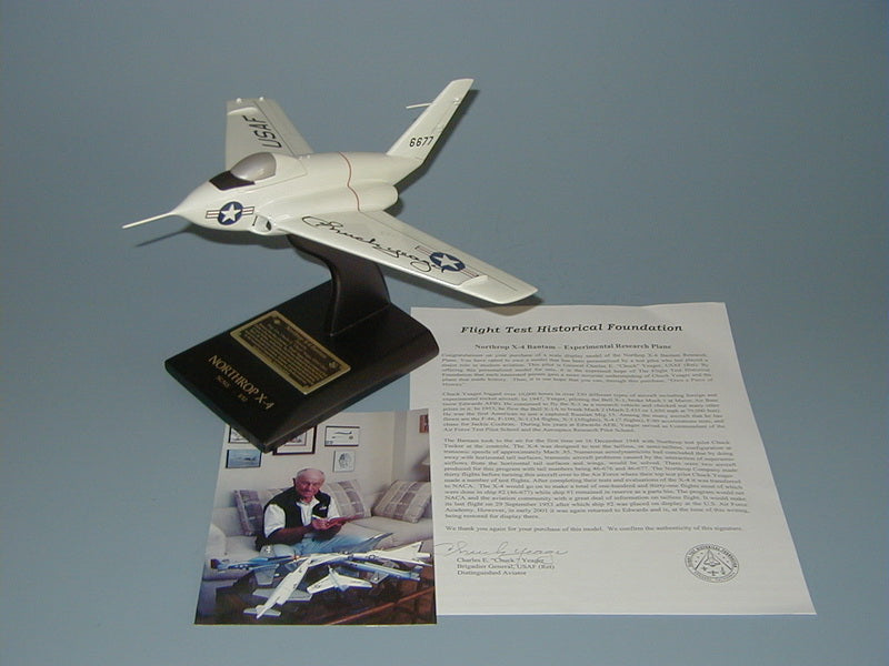 Northrop X-4 Bantom (signed) Airplane Model