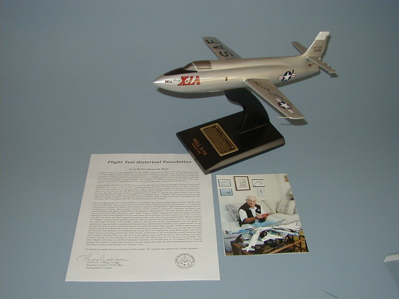 Bell X-1A (signed) Airplane Model