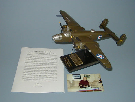 B-25 Mitchell (signed by Cole) Airplane Model