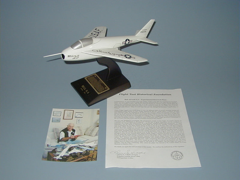 Bell X-5 (signed) Airplane Model